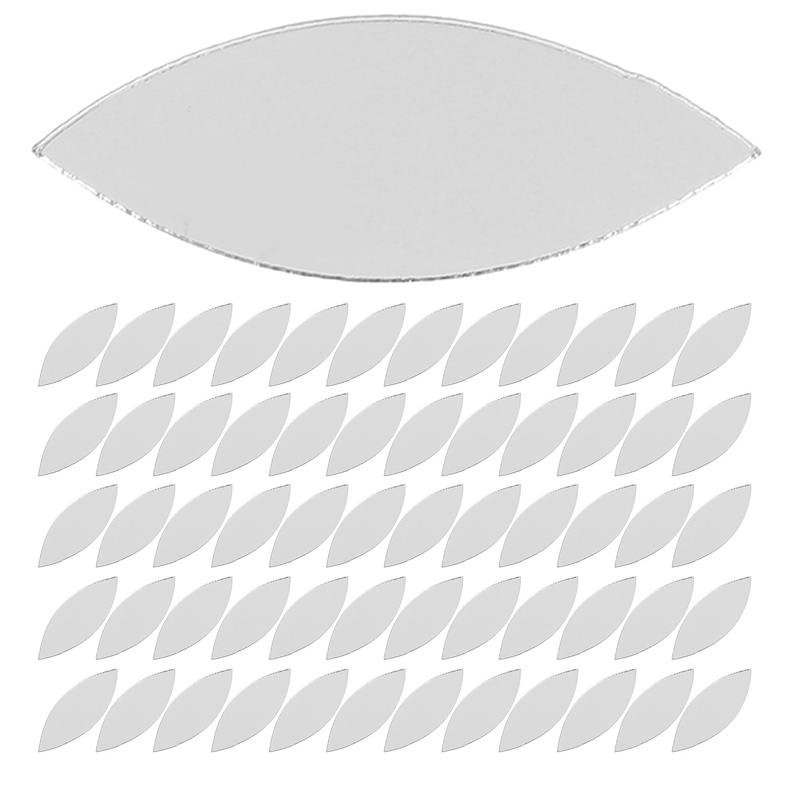 Art Craft Mirror - 200 sztuk samoprzylepnych mozaikowych płytek lustrzanych
