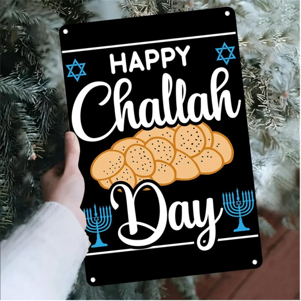Art & Craft Teacher - CIFBUY Retro Happy Challah Day Menorah
