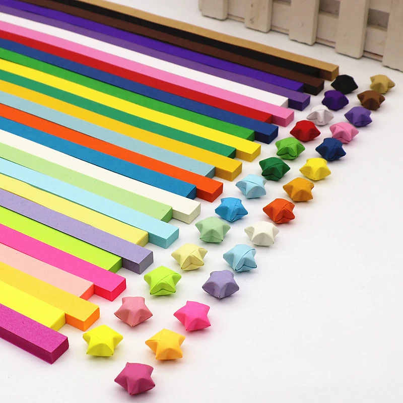 Art Craft Halloween - 540 arkuszy Lucky Origami Stars Paper