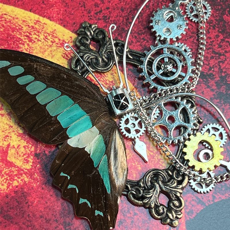 Art Craft Mirror - Zestaw DIY: Ramka Steampunk z Motylem,