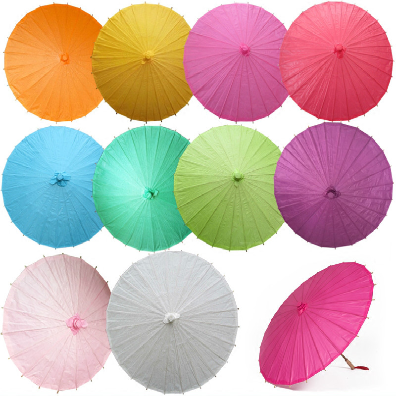 Art Craft Halloween - Nowy, ręcznie robiony, kolorowy papierowy parasol