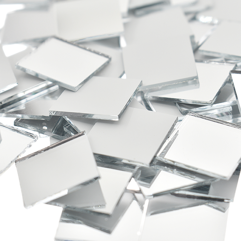 Art Craft Mirror - NOWE dobre 500 sztuk 10x10mm/15x15mm Mini