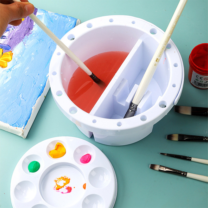 Watercolor Brush Pen - Wiadro do mycia pędzli 3 w