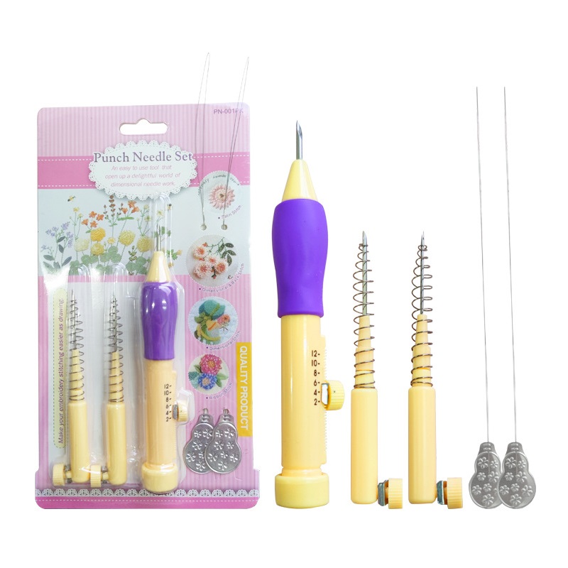 Punch Needle Kit - Zestaw igieł do haftu zestaw narzędzi