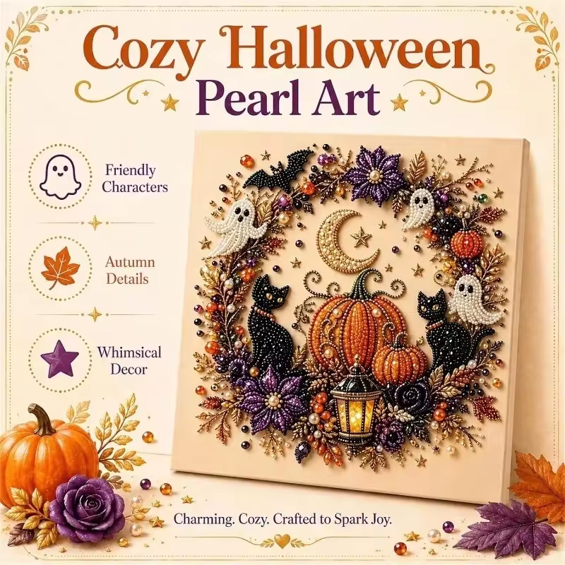 Zestaw Artystyczny z Perłami n – Art Craft Halloween recenzja i cena