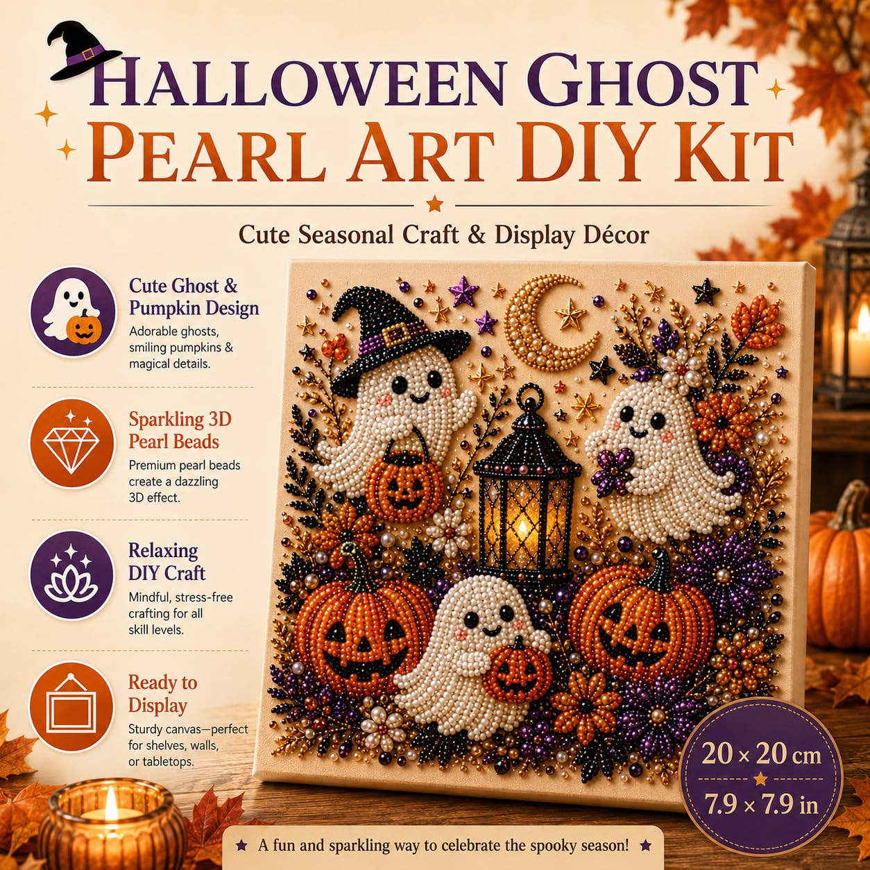 Zestaw Artystyczny z Perłami n – Art Craft Halloween recenzja i cena