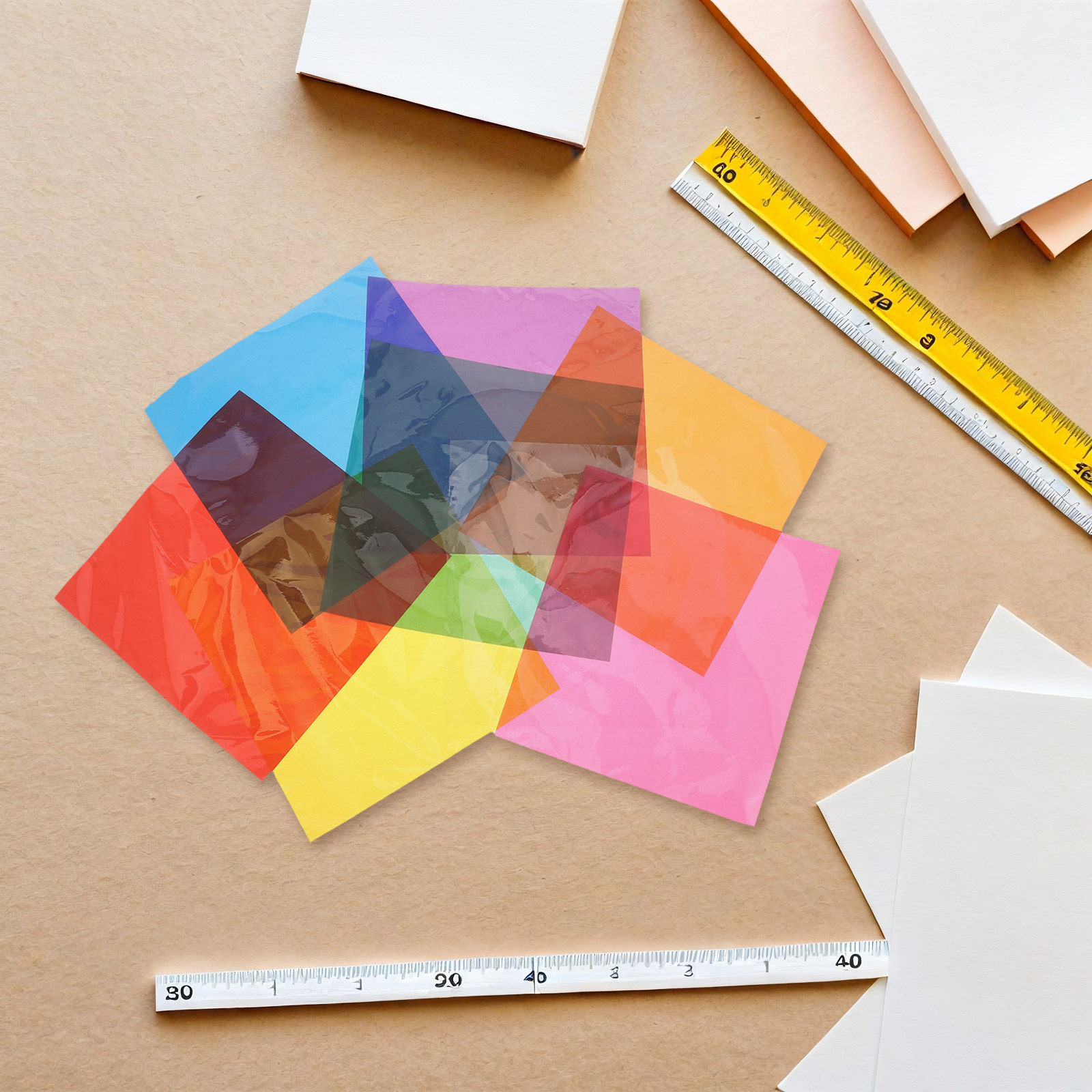 90 sztuk kwadratowych kolorowy – Art Craft Display recenzja i cena