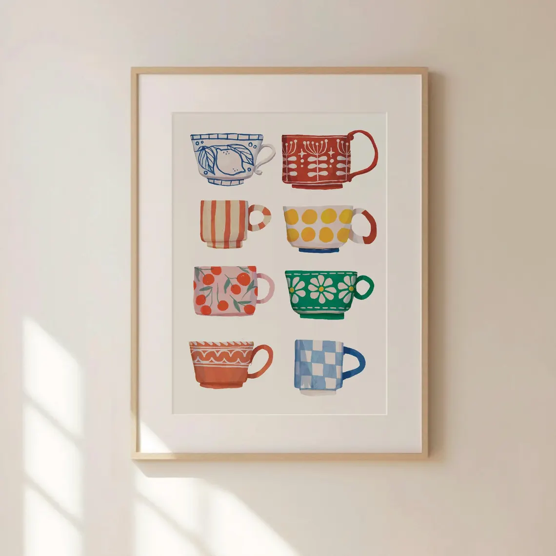 Wzór z filiżanką herbaty, Plak – Art Craft Kitchen recenzja i cena