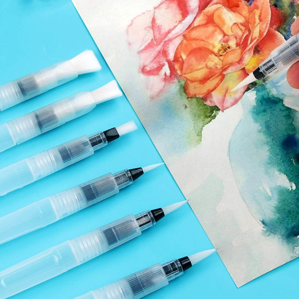 6 sztuk/zestaw Wkładowe pędzle – Watercolor Brush Pen recenzja i cena