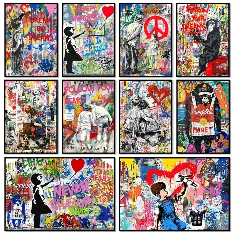 Pop Street Graffiti Wall Art B – Art Craft Love recenzja i cena