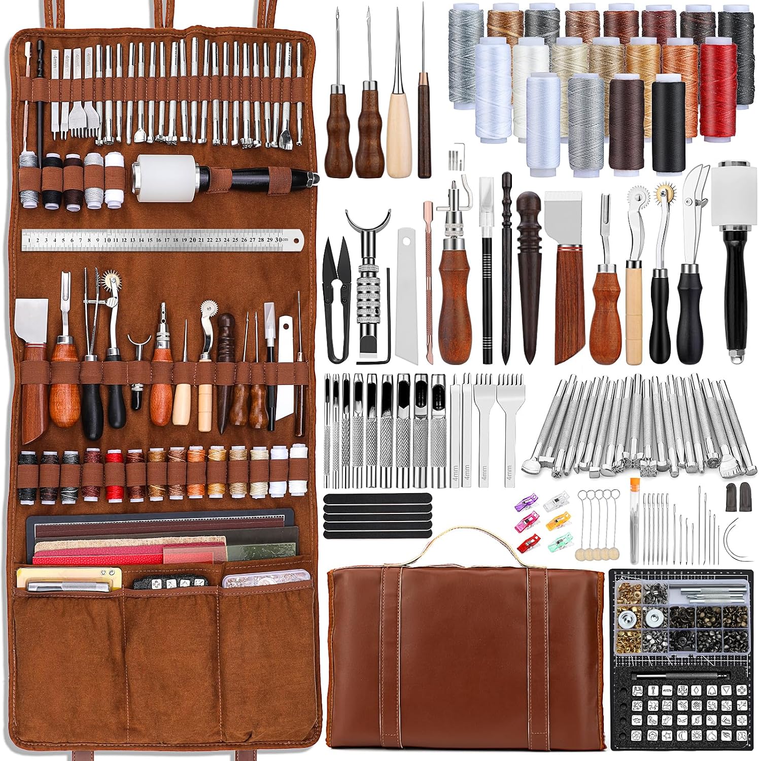 Zestaw narzędzi do obróbki skó – Leather Tooling Kit recenzja i cena
