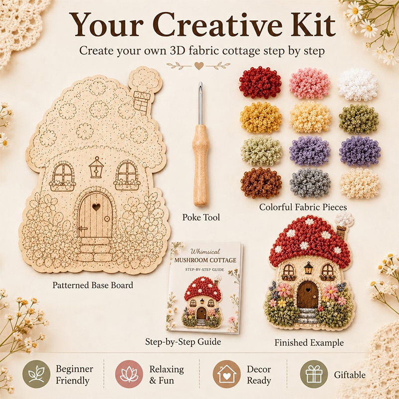 Zestaw do rękodzieła 3D Fabric – Art Craft Bakery recenzja i cena