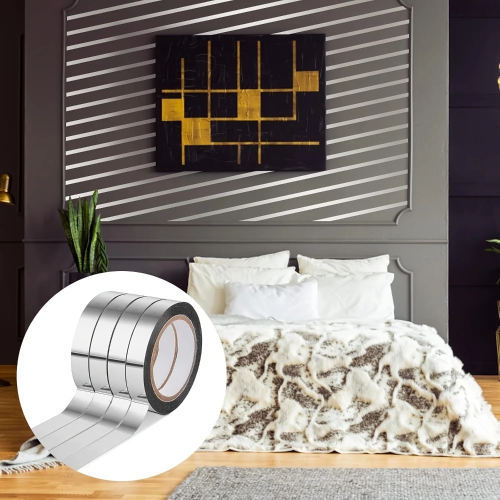 Srebrzysta metaliczna taśma lu – Art Craft Mirror recenzja i cena