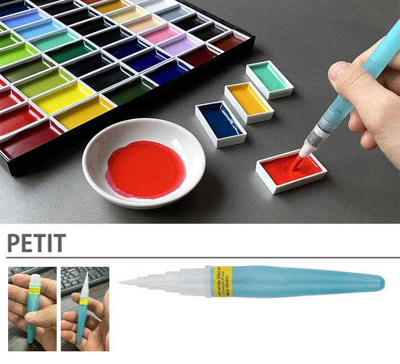 Japoński pędzel do akwareli Ku – Watercolor Brush Pen recenzja i cena